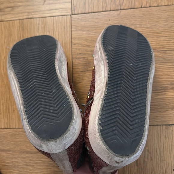 Golden Goose Deluxe Francy Sequin Sneakers Size 39 - Picture 6 of 7